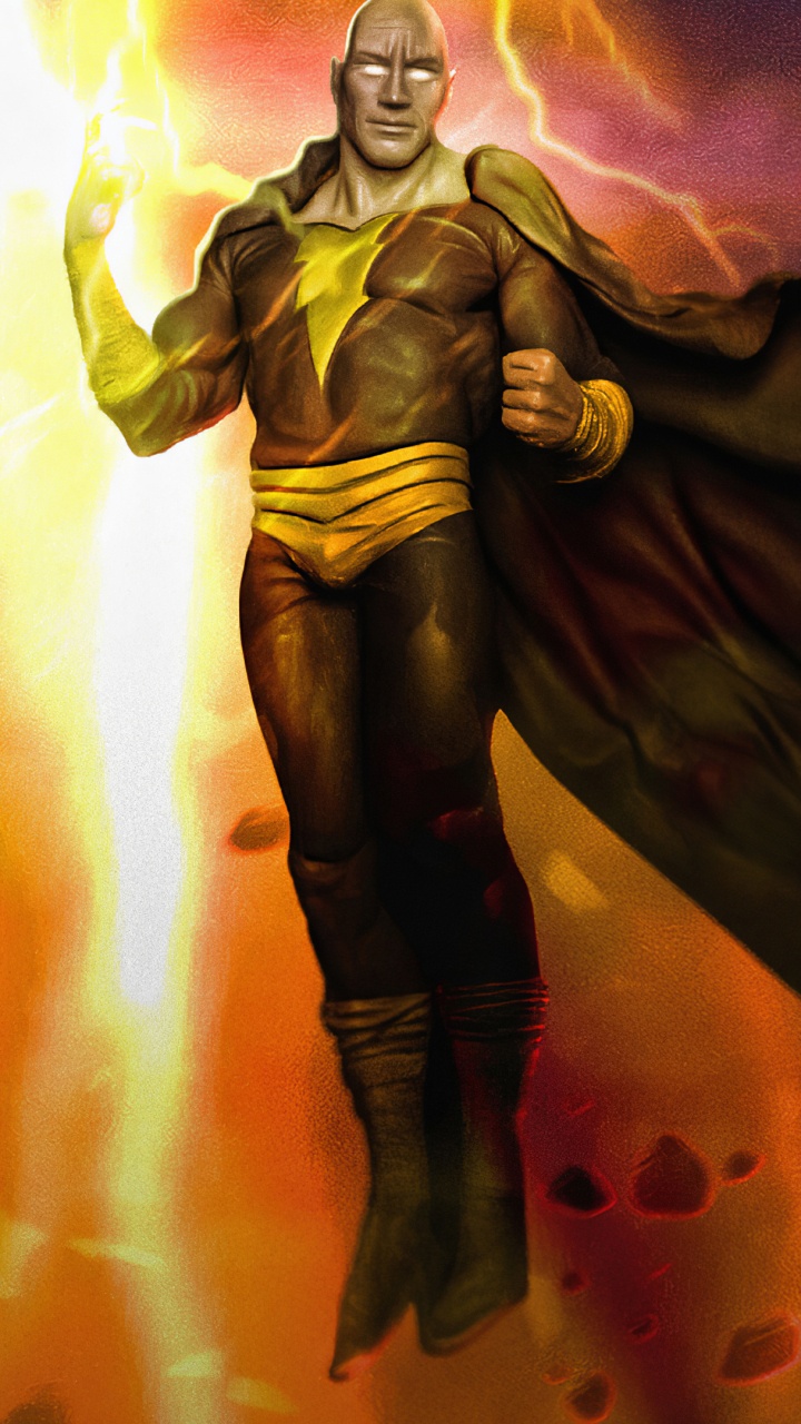 Mann in Rotem Gewand Mit Schwarzem Textil. Wallpaper in 720x1280 Resolution