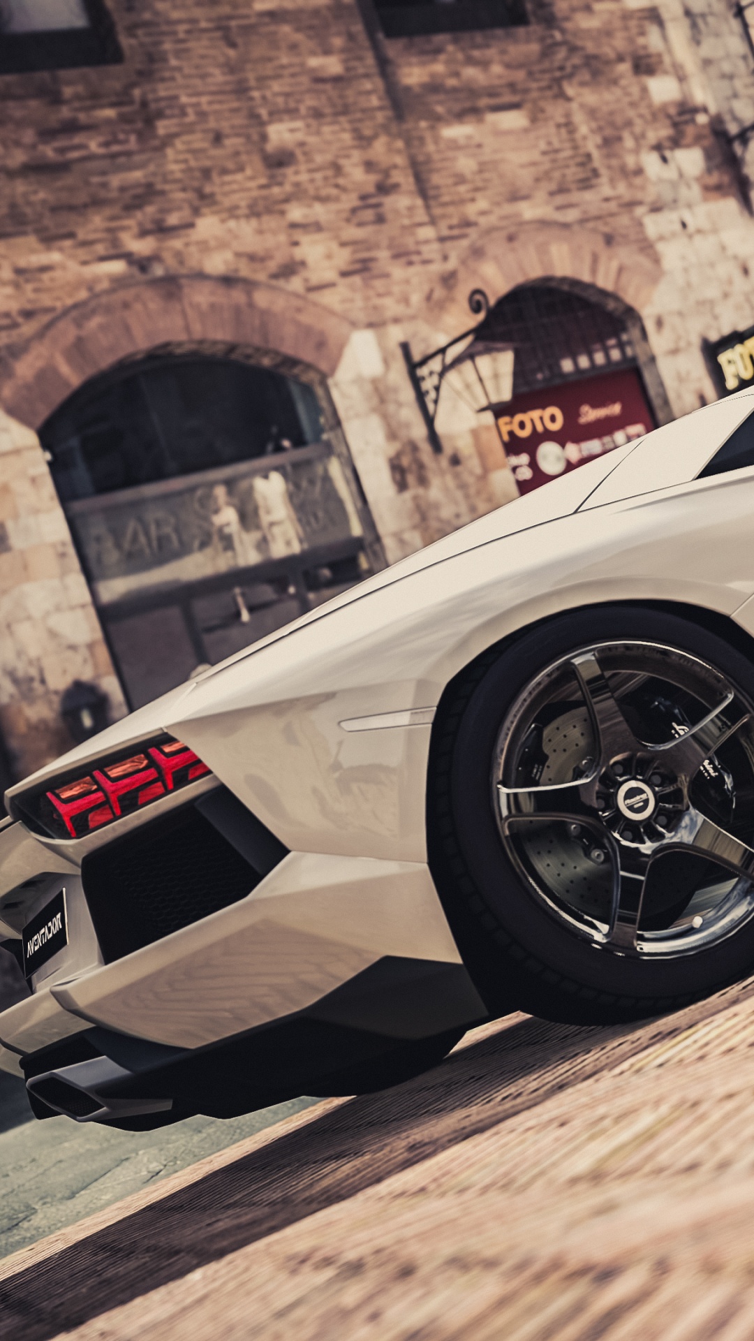 White Porsche 911 on Road During Daytime. Wallpaper in 1080x1920 Resolution