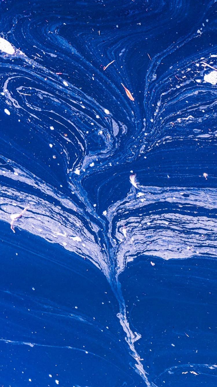 液体, Azure, 流体, 水上, 电蓝色的 壁纸 750x1334 允许