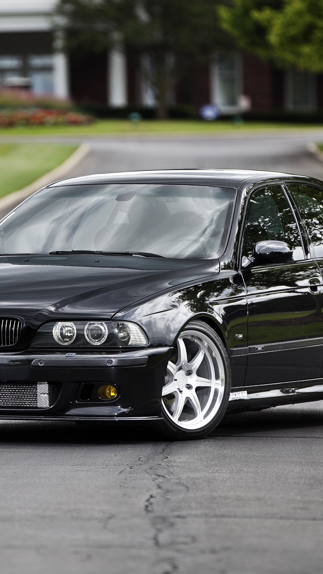 Black Mercedes Benz c Class on Road During Daytime. Wallpaper in 1080x1920 Resolution