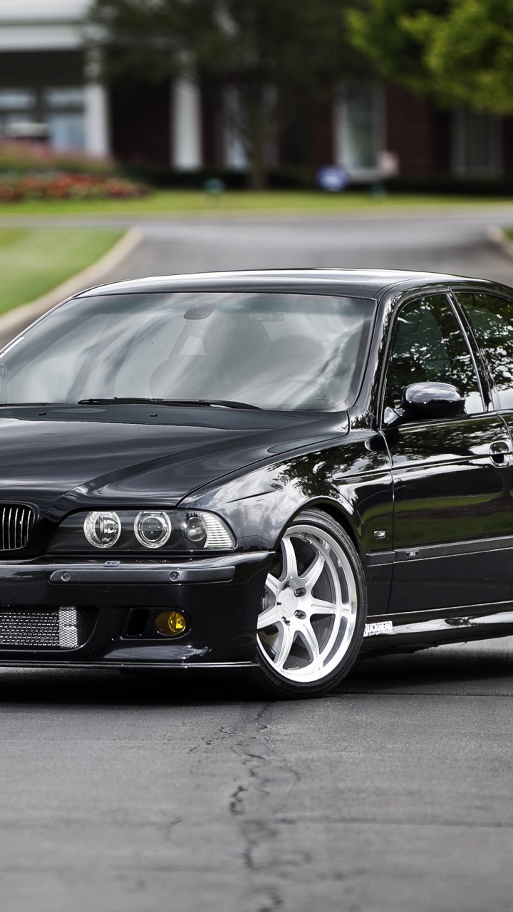 Black Mercedes Benz c Class on Road During Daytime. Wallpaper in 720x1280 Resolution