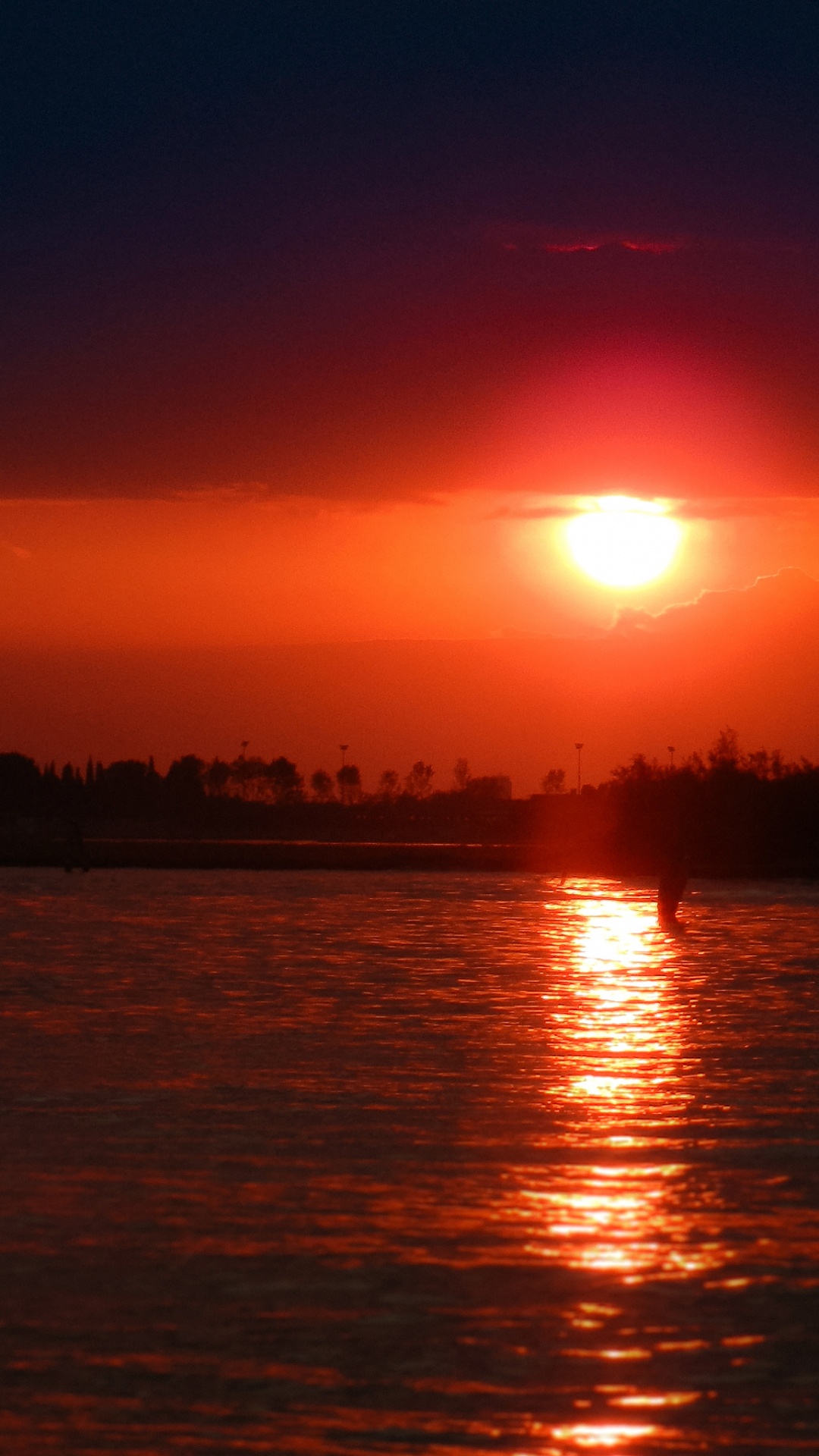 Afterglow, Water, Atmosphere, Water Resources, Amber. Wallpaper in 1080x1920 Resolution