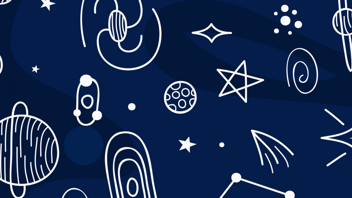 Graphisme, Azure, Cercle, Symétrie, Conception. Wallpaper in 1366x768 Resolution