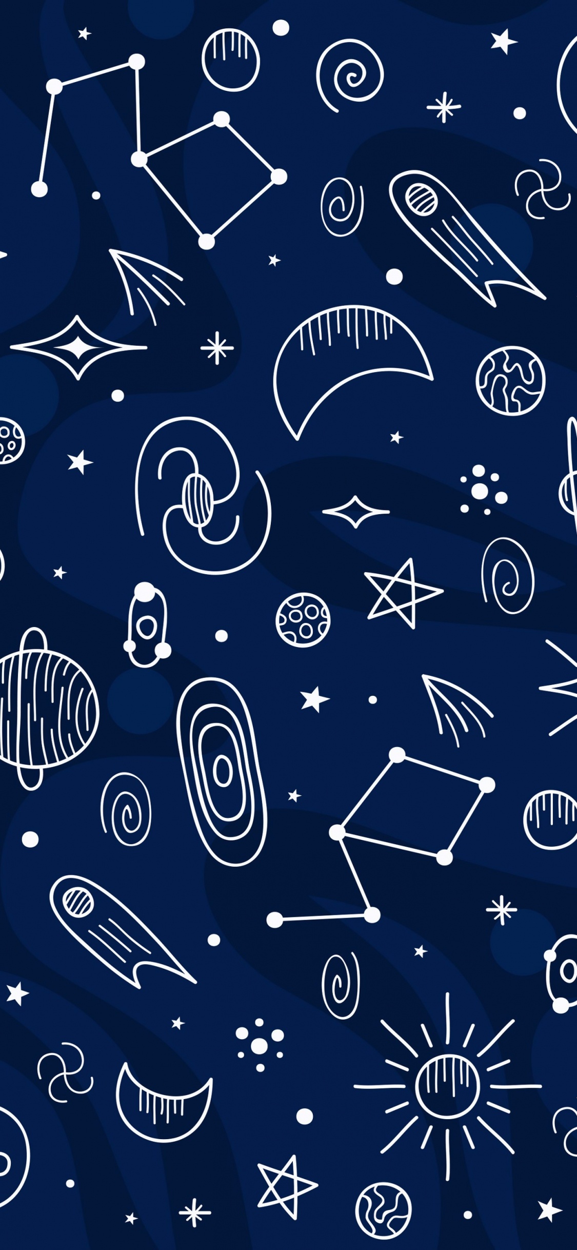 Pattern, Graphic Design, Azure, Circle, Electric Blue. Wallpaper in 1125x2436 Resolution