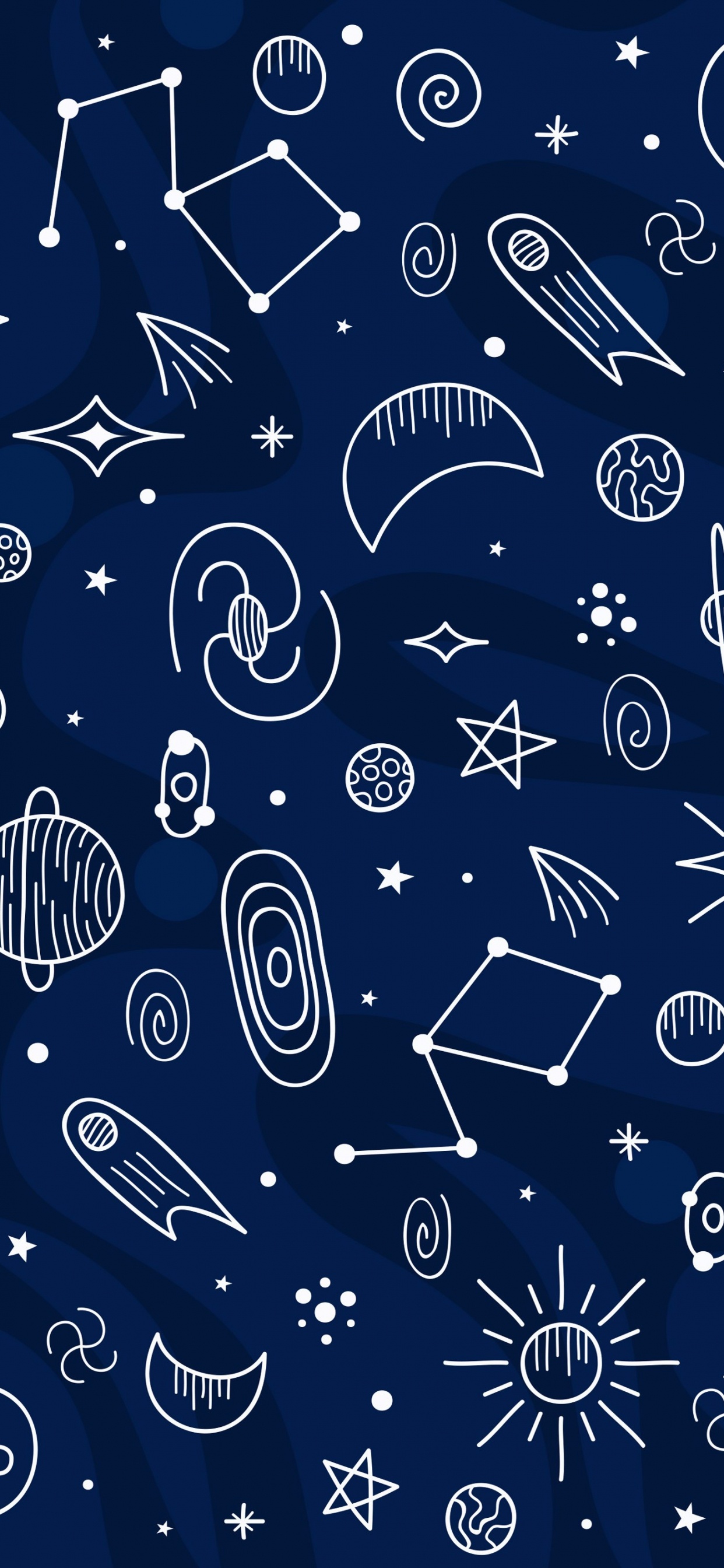 Pattern, Graphic Design, Azure, Circle, Electric Blue. Wallpaper in 1242x2688 Resolution