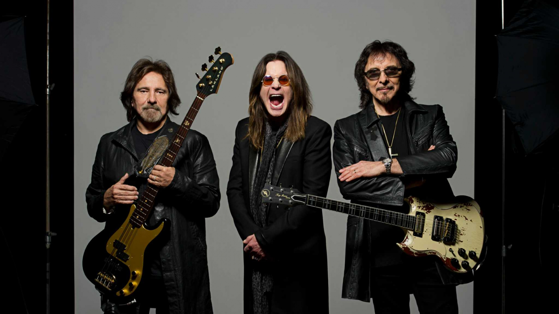 Ozzy Osbourne, Tony Iommi, Geezer Butler, Black Sabbath, Músico. Wallpaper in 1920x1080 Resolution