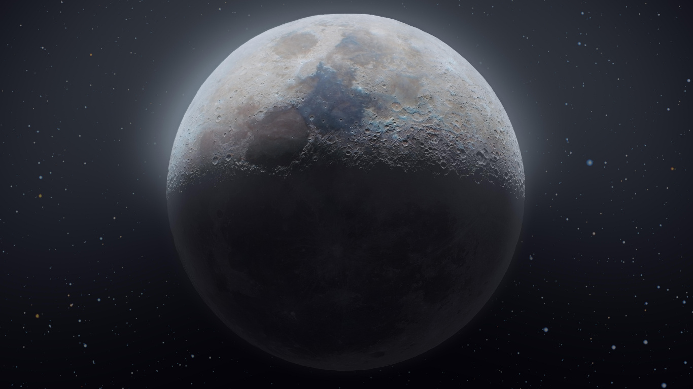 Mond-Astrofotografie, Astrofotografie, Mondkalender, Mond Aus Dem Weltraum, Atmosphäre. Wallpaper in 1366x768 Resolution