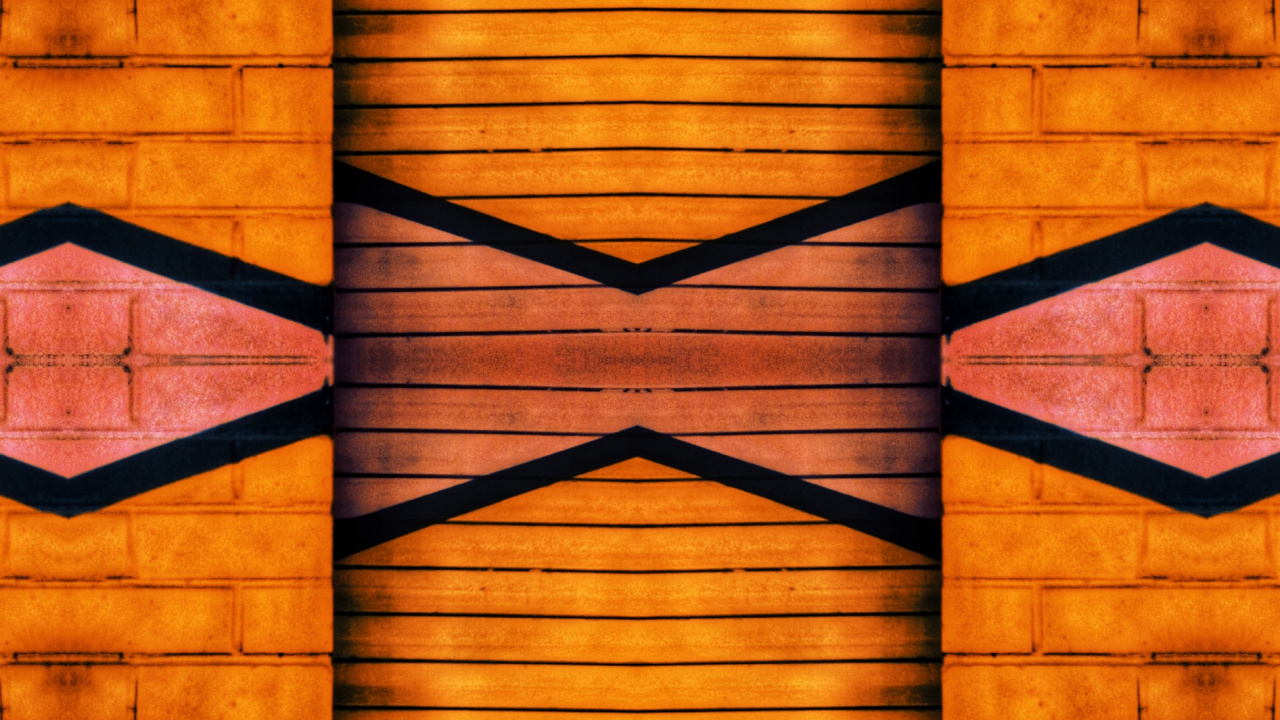 Blaue Und Gelbe Abstrakte Malerei. Wallpaper in 1280x720 Resolution