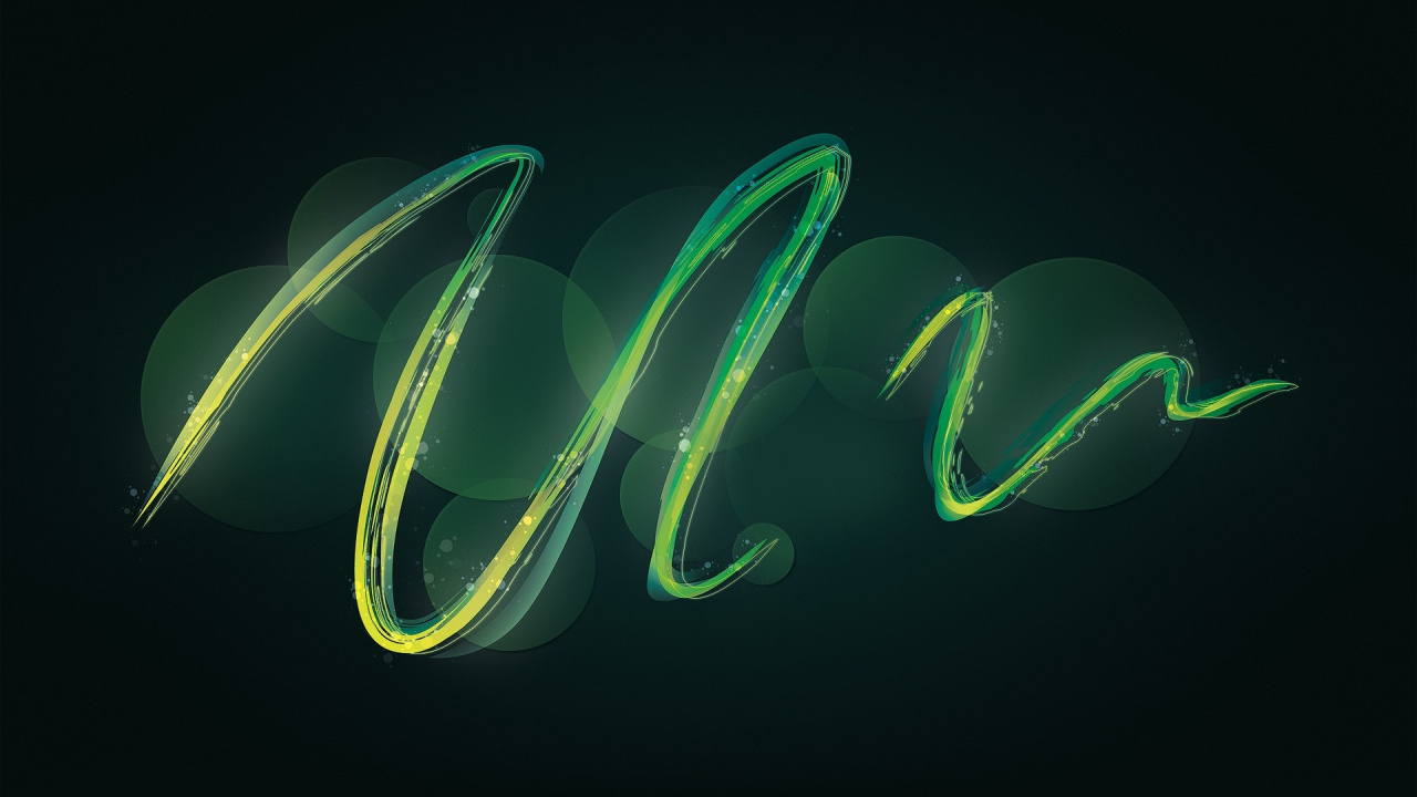 Papier Peint Numérique Clair Vert et Jaune. Wallpaper in 1280x720 Resolution