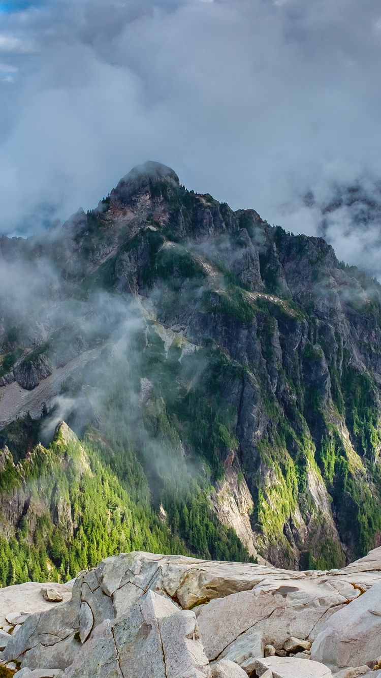 多山的地貌, 山脉, 高地, 自然景观, 荒野 壁纸 750x1334 允许