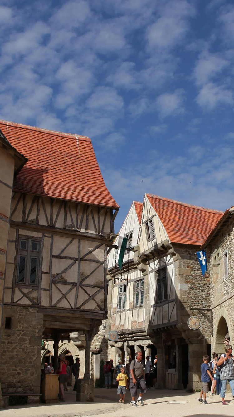 Puy du Fou, La Cit Mdivale, Puy, Amusement Park, Park. Wallpaper in 750x1334 Resolution