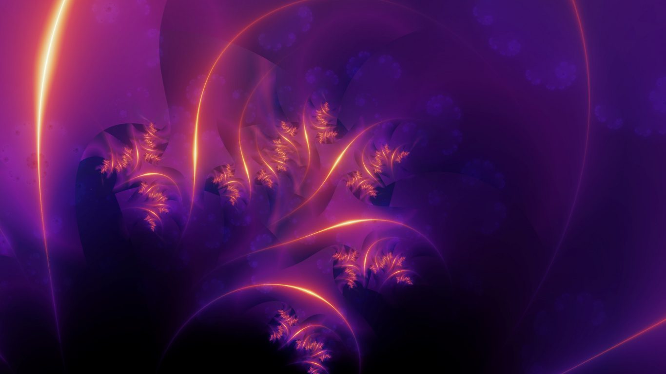 Peinture Abstraite Violette et Rose. Wallpaper in 1366x768 Resolution