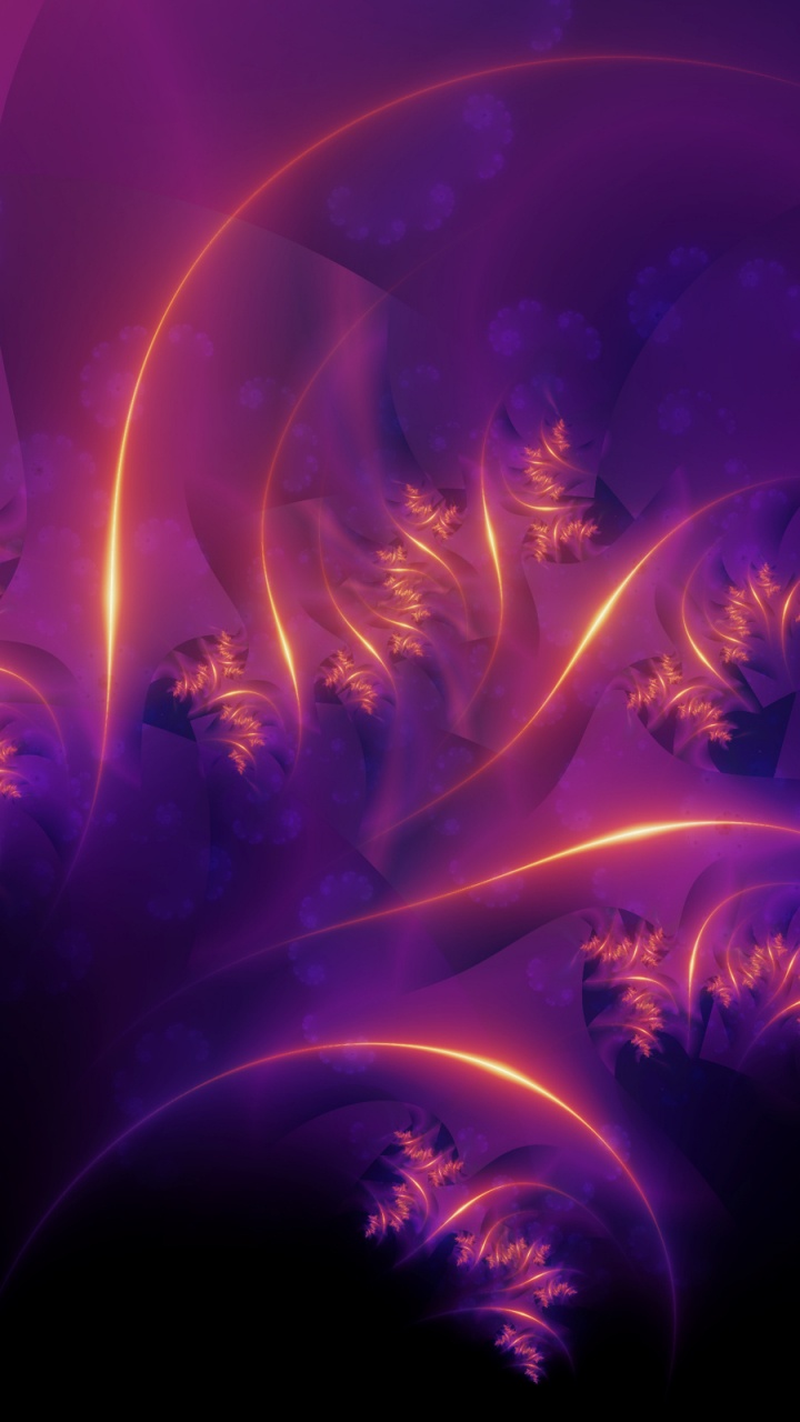 Pintura Abstracta Morada y Rosa. Wallpaper in 720x1280 Resolution