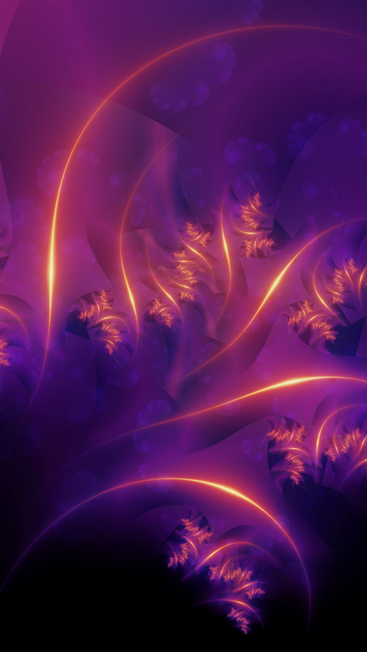 Pintura Abstracta Morada y Rosa. Wallpaper in 750x1334 Resolution