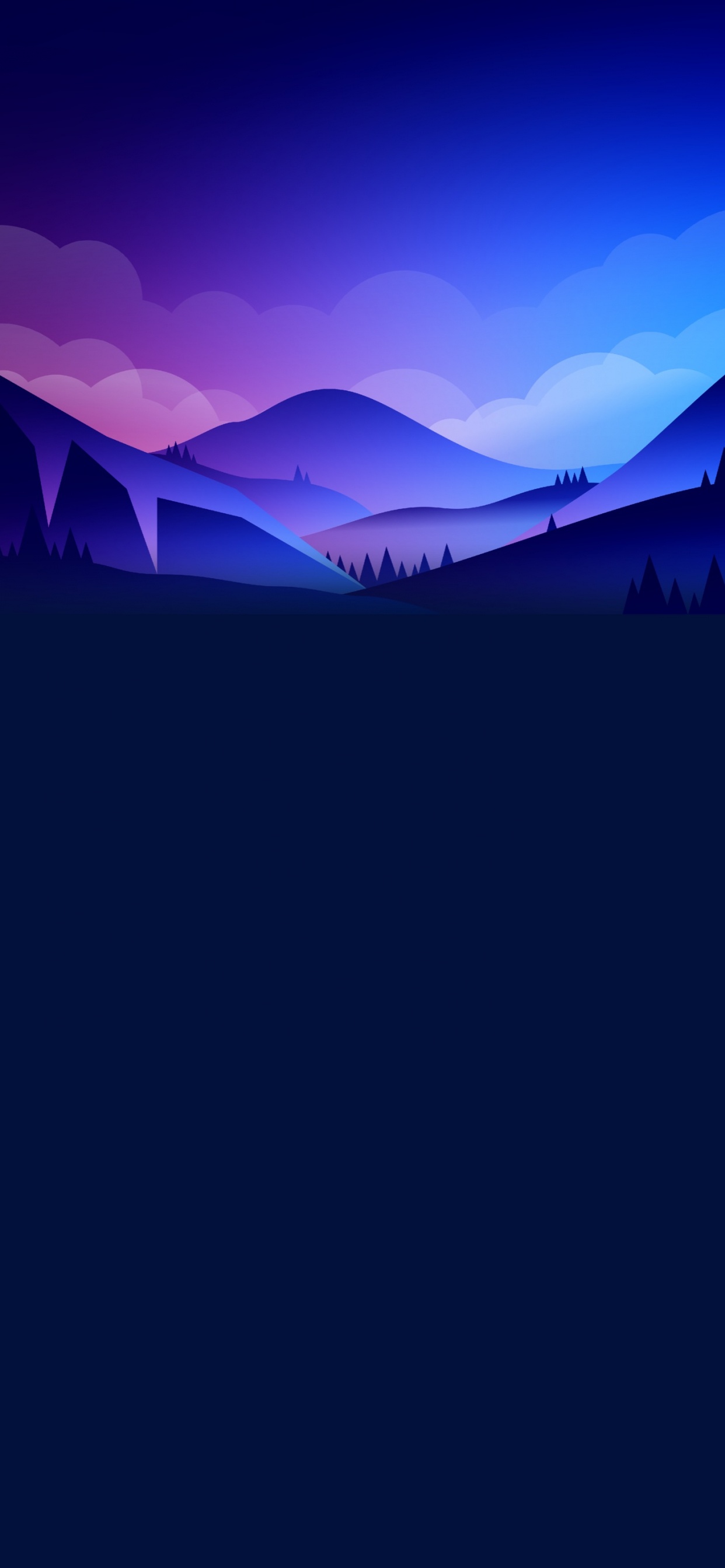 气氛, 生态区, Azure, 自然景观, 紫色的 壁纸 1242x2688 允许