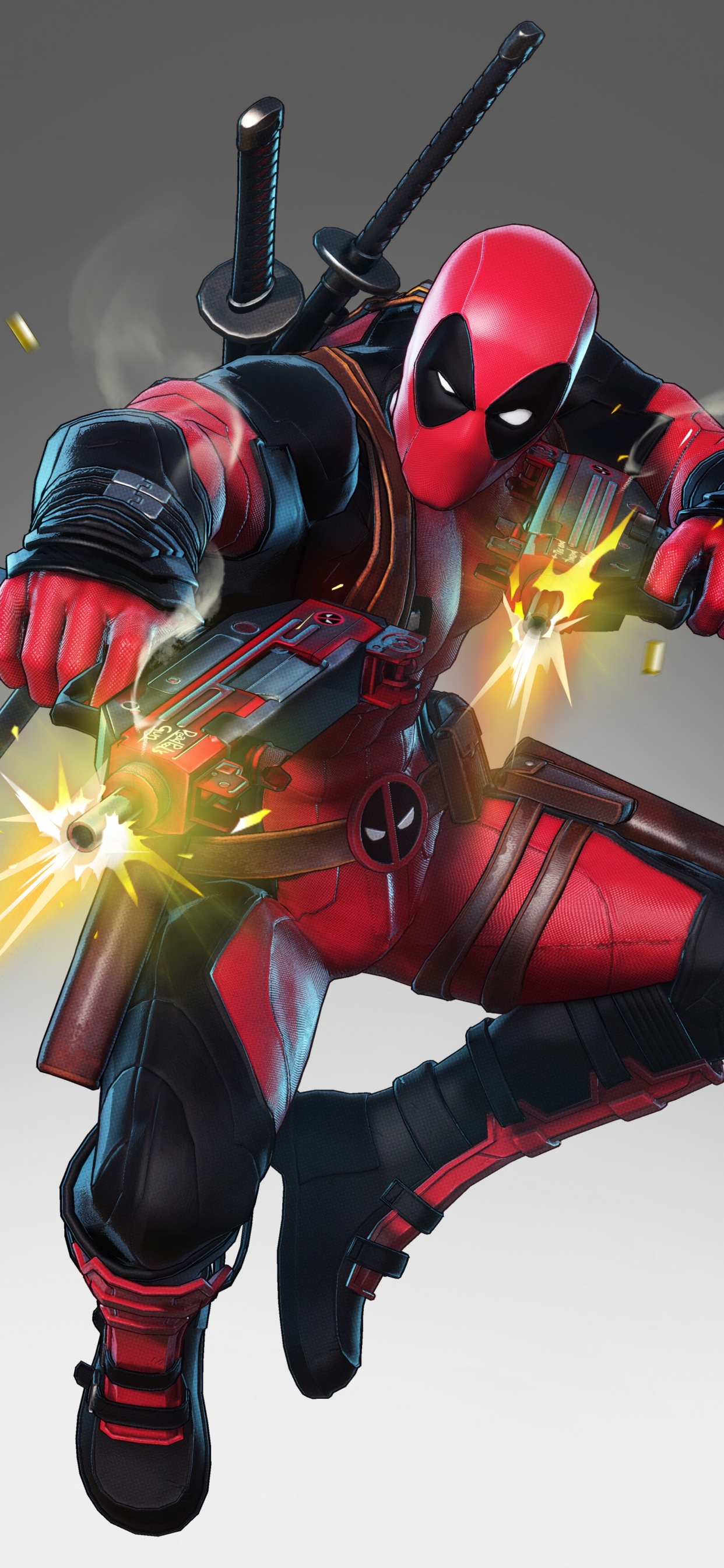 Deadpool, Alliance Ultime de Marvel, Superhero, Mecha, Carmine. Wallpaper in 1242x2688 Resolution