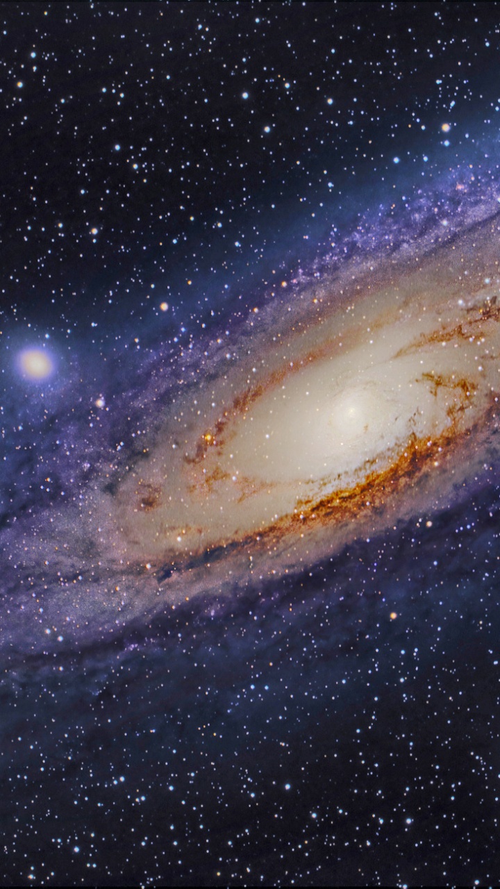 Blue and White Starry Night. Wallpaper in 720x1280 Resolution