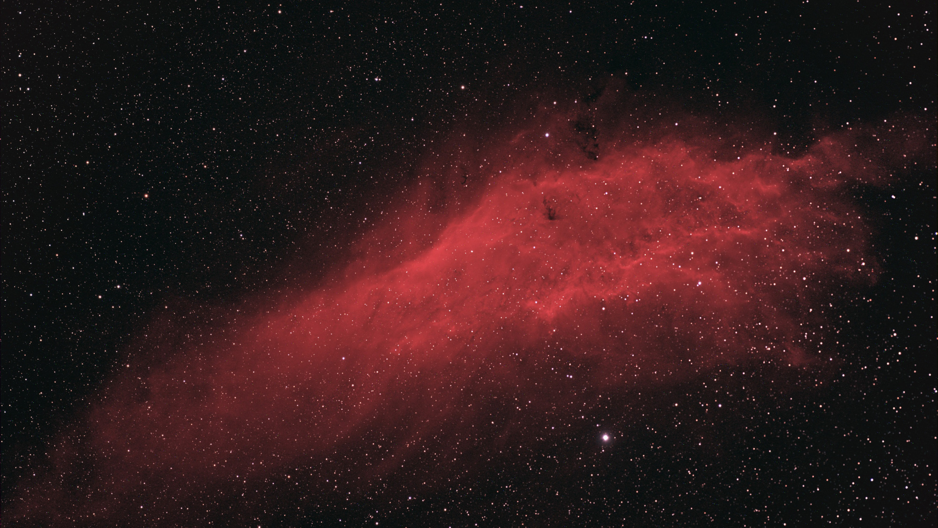 Red and Black Starry Night. Wallpaper in 1920x1080 Resolution