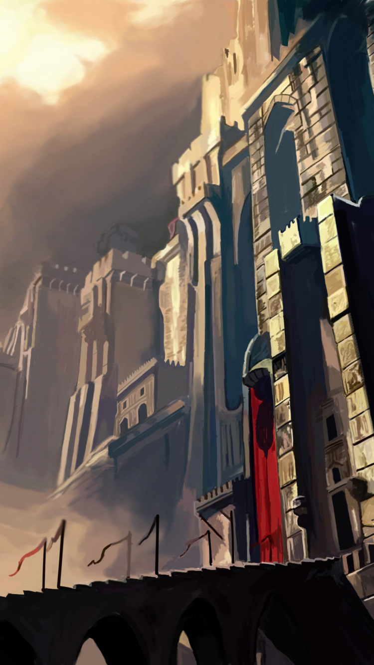 Bâtiment en Béton Blanc Sous Des Nuages Blancs Pendant la Journée. Wallpaper in 750x1334 Resolution