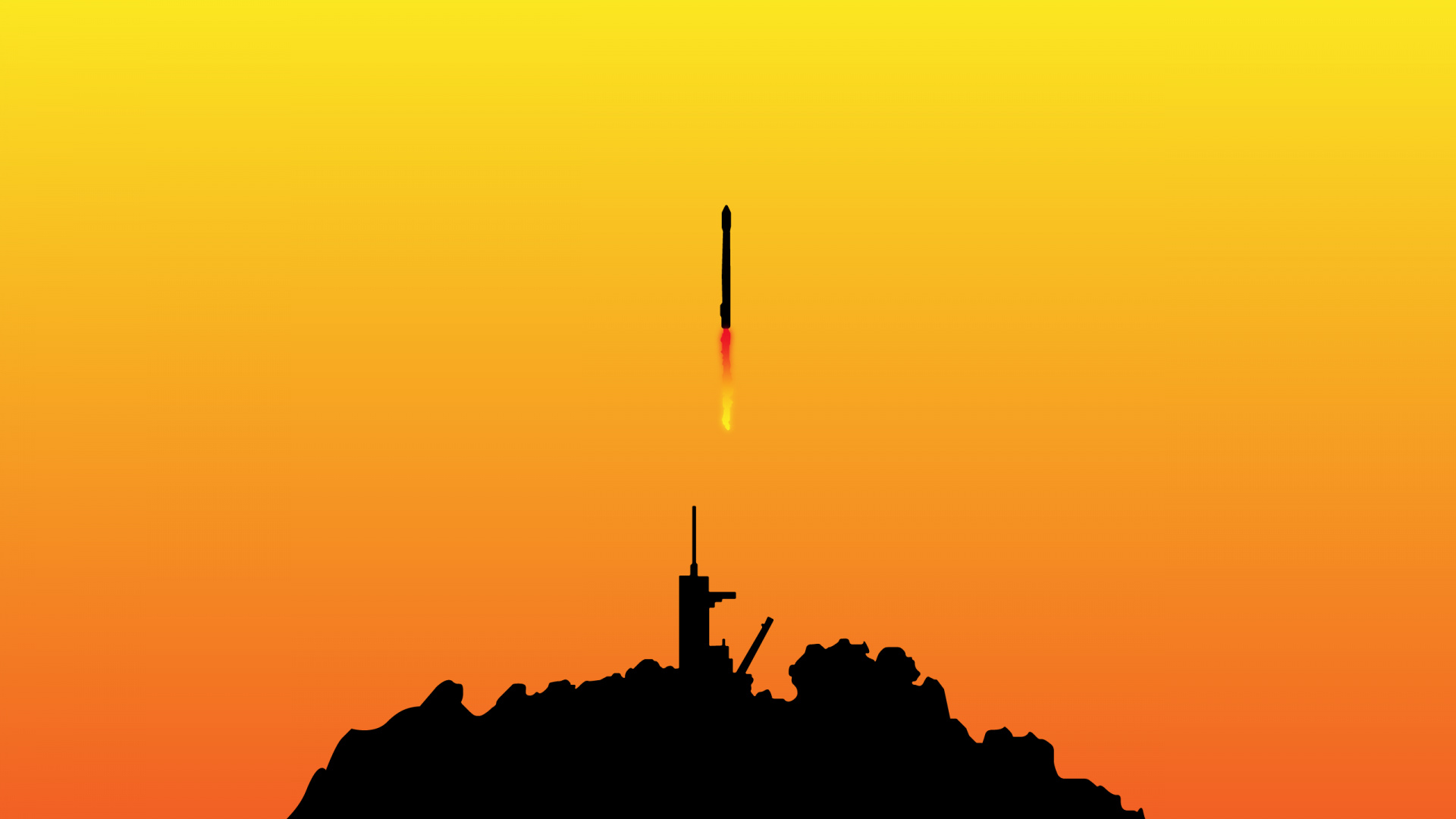 SpaceX, el Vuelo Espacial, Falcon 9, Falcon Heavy, Naturaleza. Wallpaper in 1920x1080 Resolution