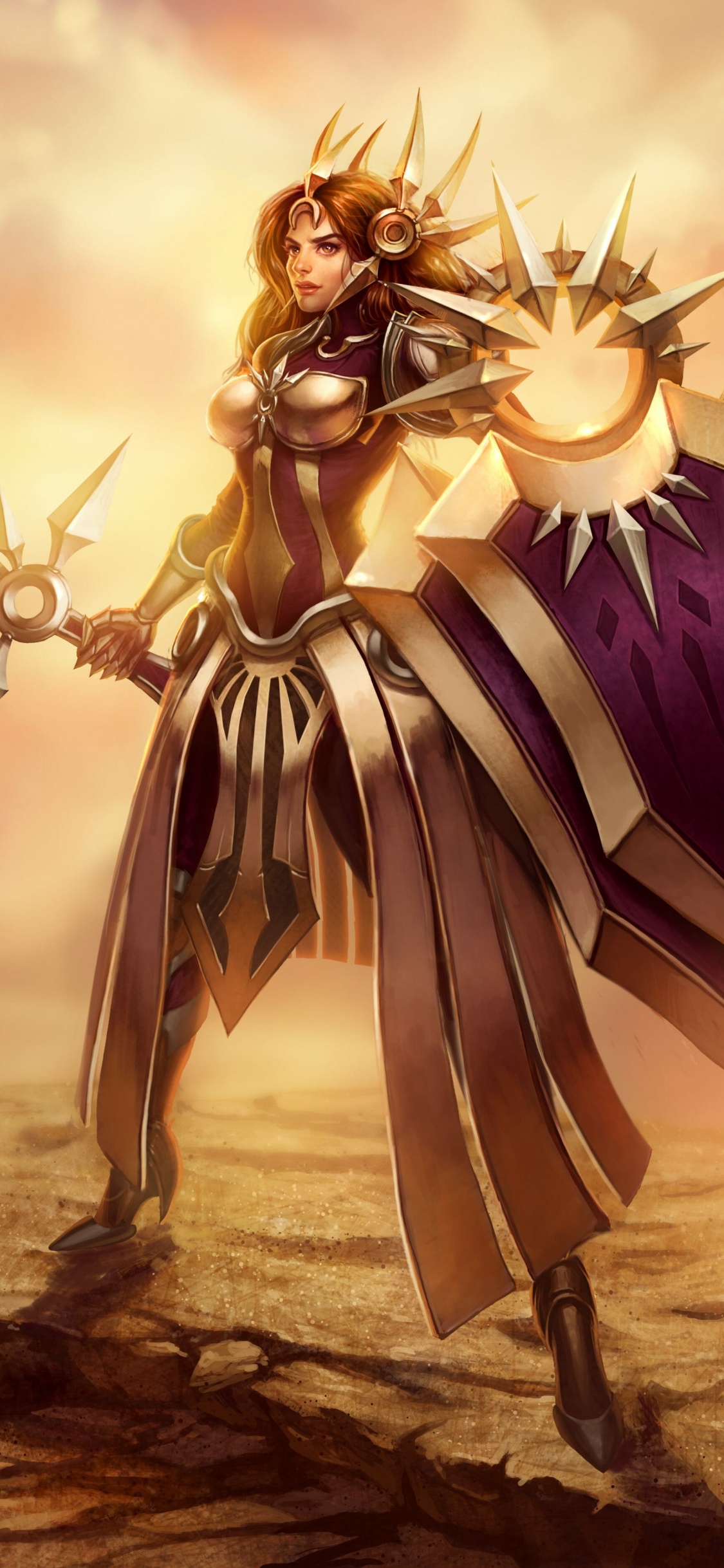 League of Legends, Tier List, Mythology, Illustration, Warlord. Wallpaper in 1125x2436 Resolution