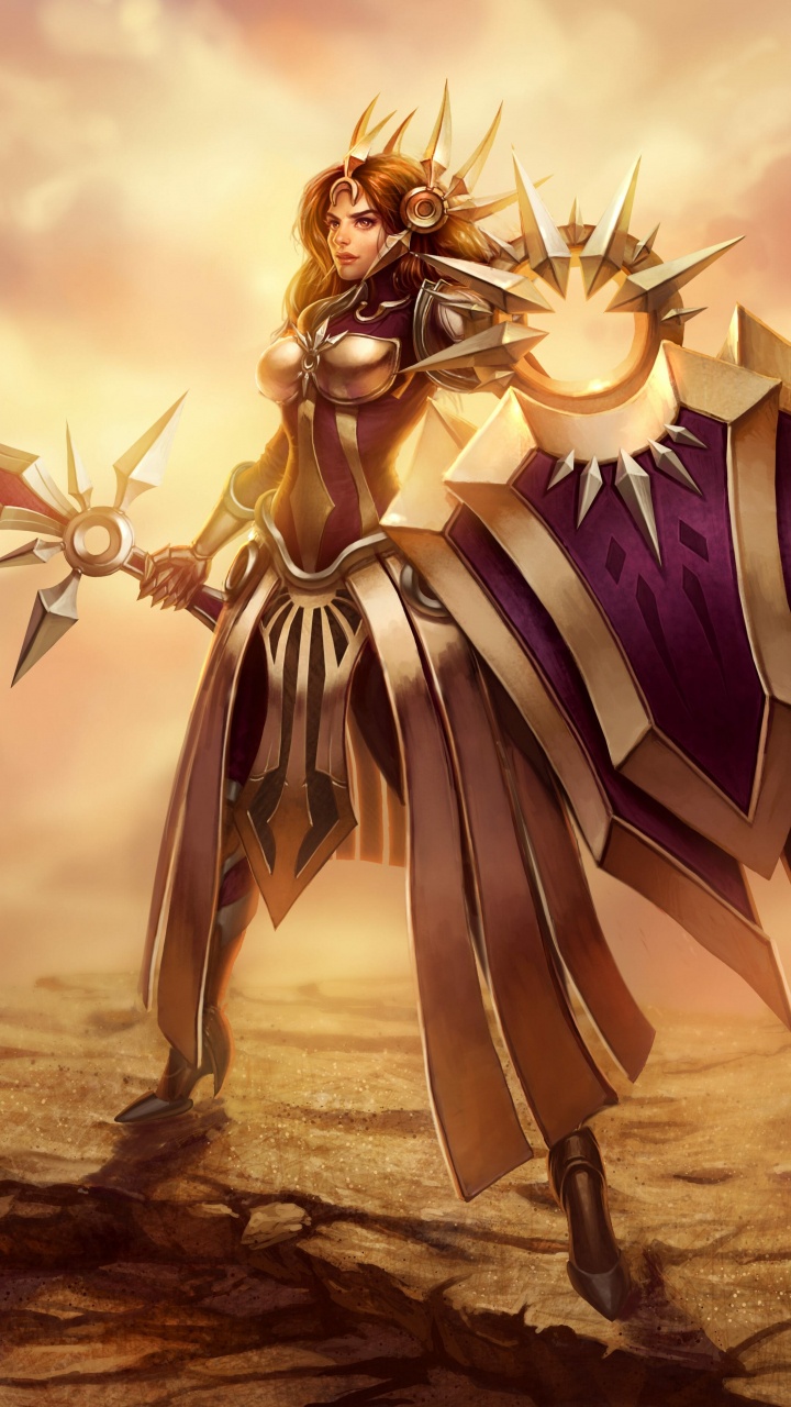 League of Legends, Liste Des Niveaux, la Mythologie, Illustration, Warlord. Wallpaper in 720x1280 Resolution
