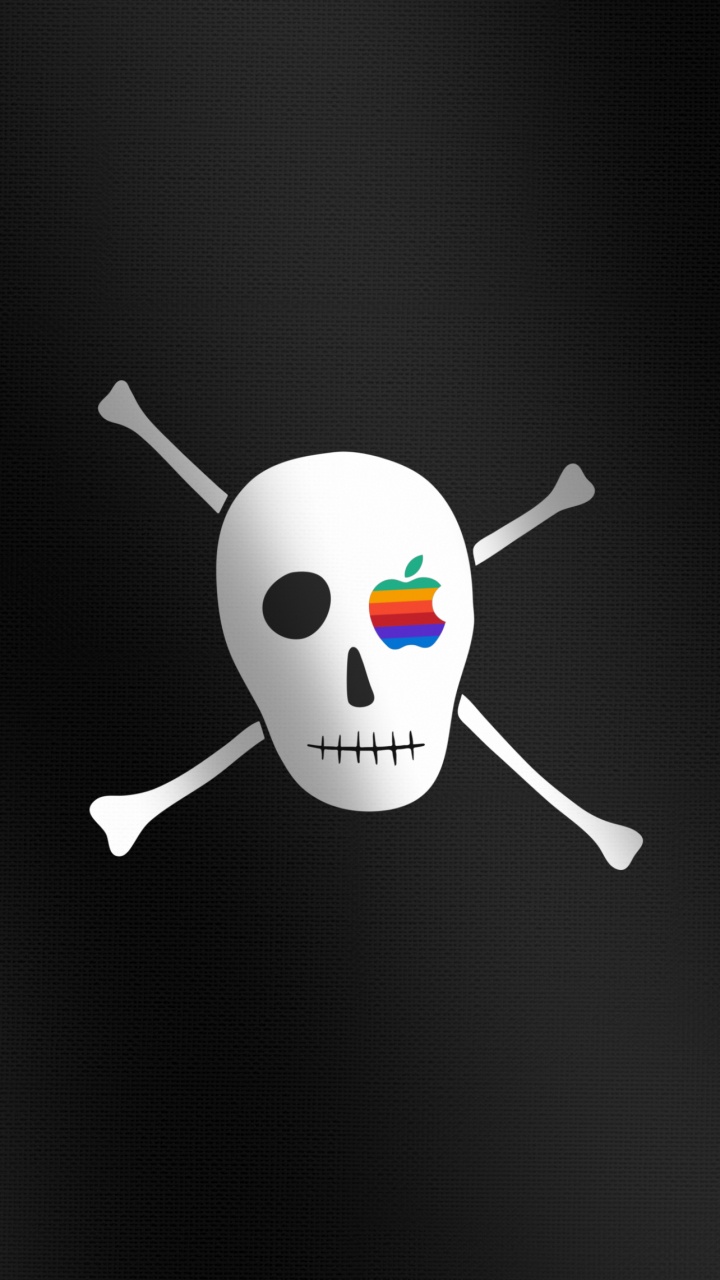 Manzana, Bandera Pirata, Bandera, Piratería, Arnés. Wallpaper in 720x1280 Resolution