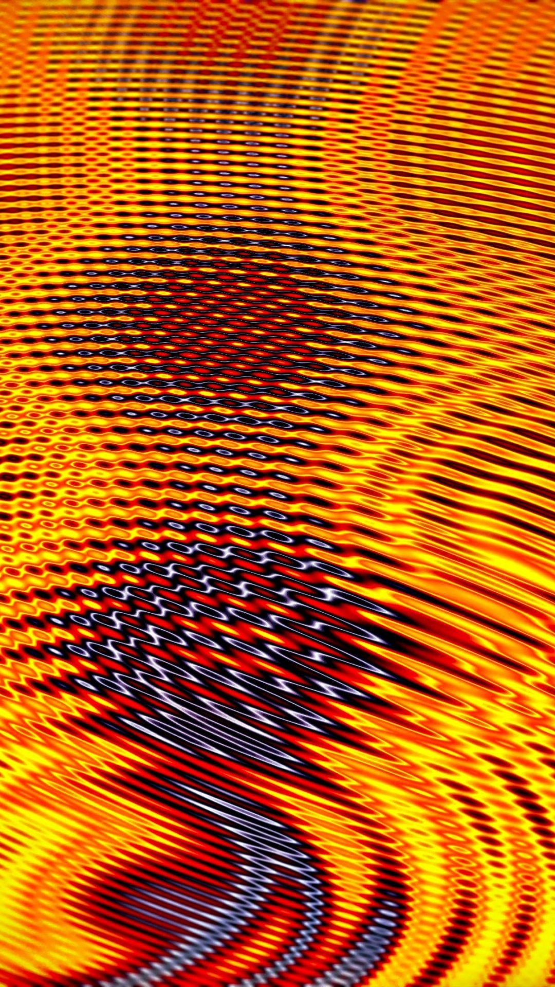 Cuadro Abstracto Rojo Amarillo y Naranja. Wallpaper in 1080x1920 Resolution