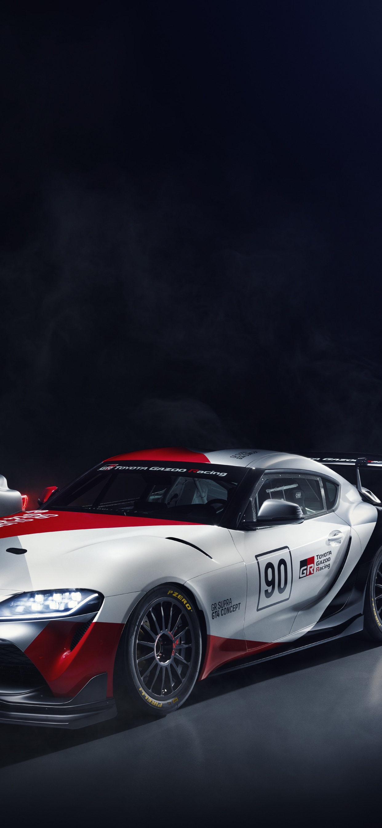 Ferrari Argent 458 Italia Sur Fond Noir. Wallpaper in 1242x2688 Resolution