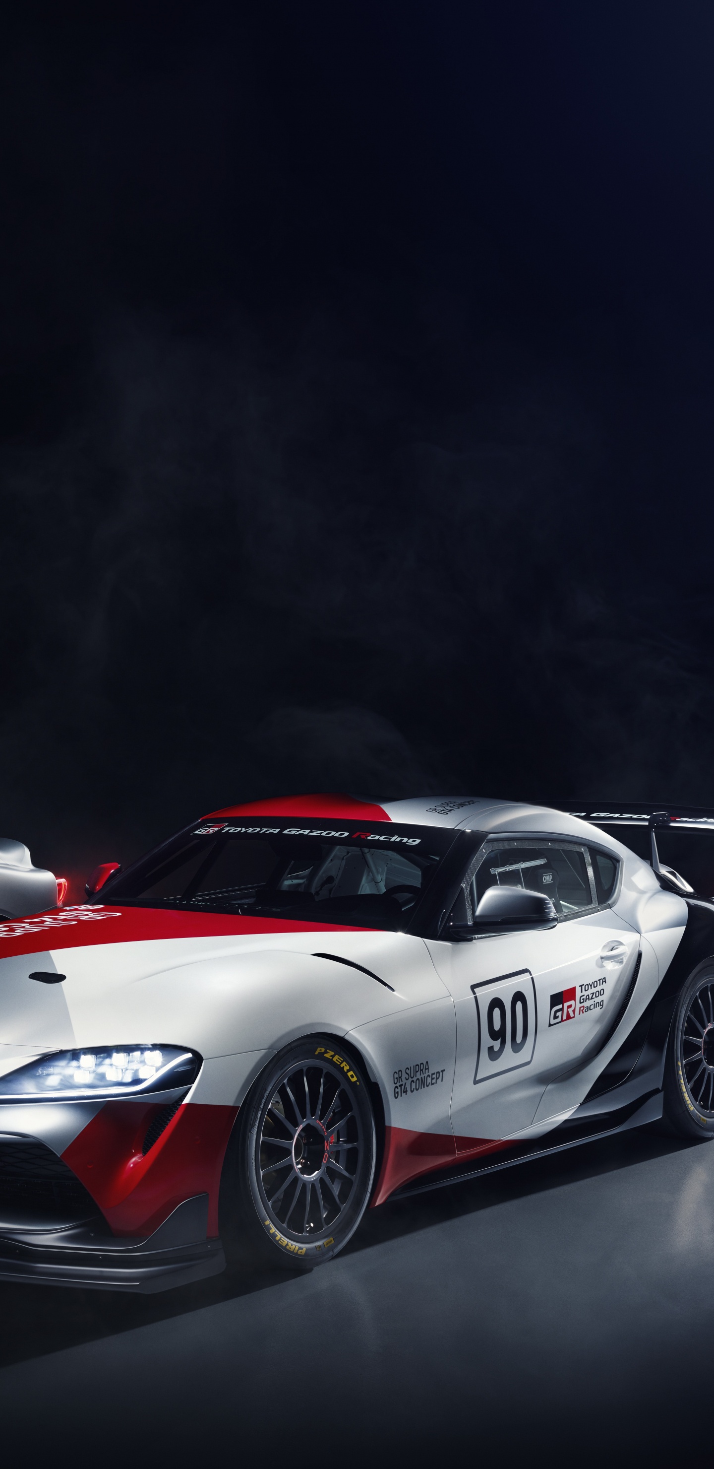 Ferrari Argent 458 Italia Sur Fond Noir. Wallpaper in 1440x2960 Resolution