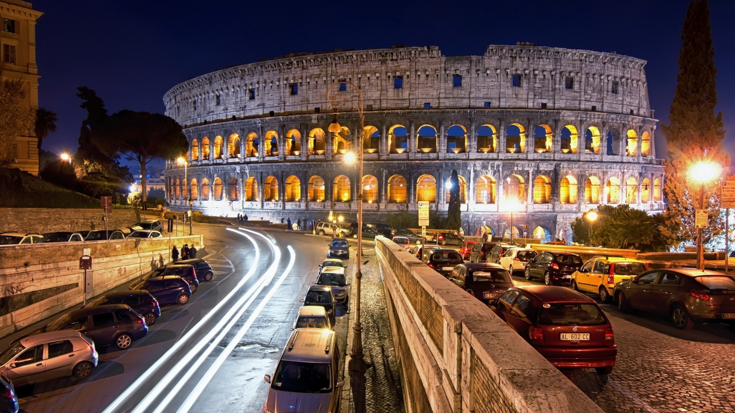 罗马竞技场, 里程碑, 古罗马, 城市, 古罗马建筑 壁纸 2560x1440 允许