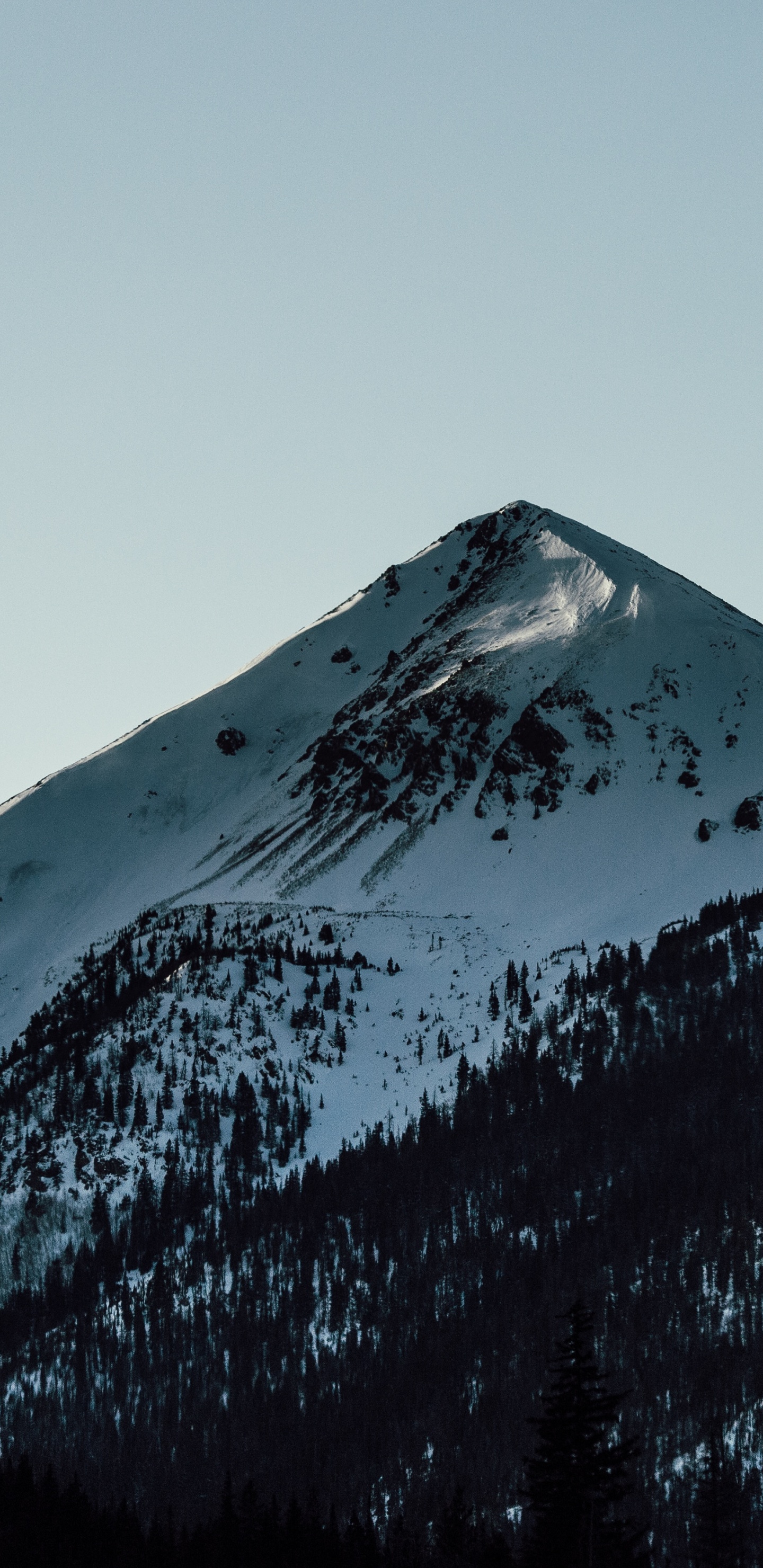 Les Reliefs Montagneux, Highland, Neige, Crête, Colline. Wallpaper in 1440x2960 Resolution