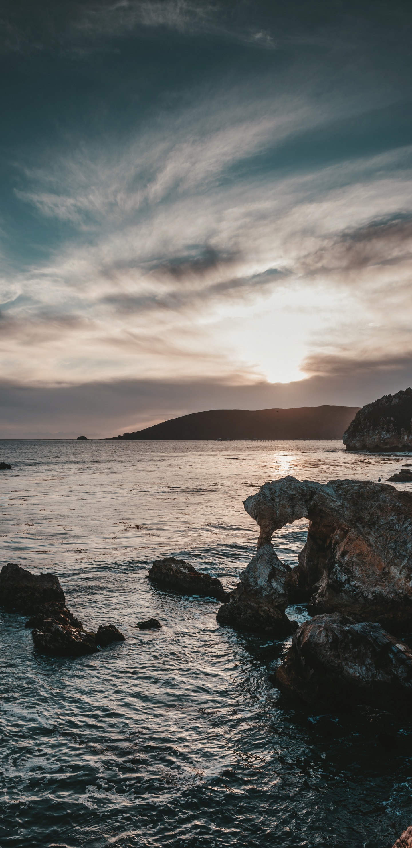 Corps de L'eau, Mer, Nature, Horizon, Eau. Wallpaper in 1440x2960 Resolution