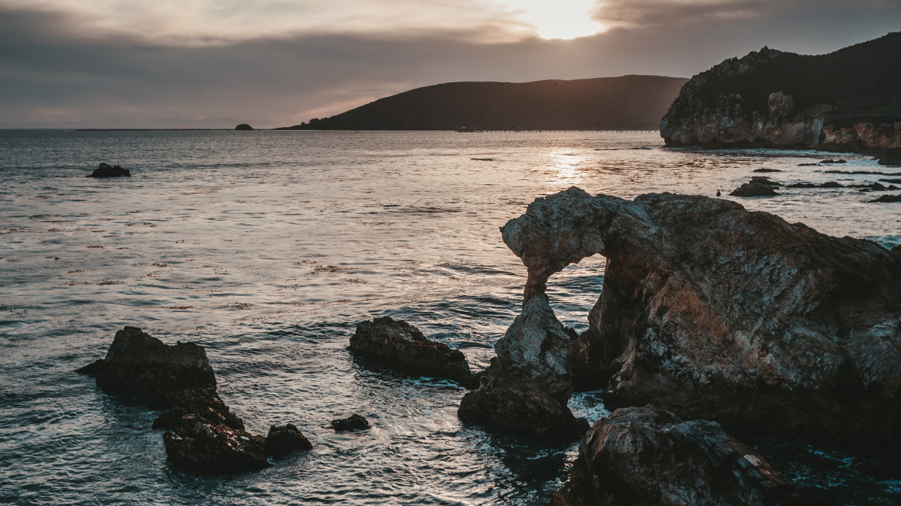 Body of Water, Sea, Nature, Horizon, Ocean. Wallpaper in 1280x720 Resolution