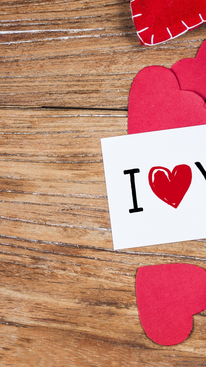 Romance, Valentines Day, Heart, Red, Love. Wallpaper in 720x1280 Resolution