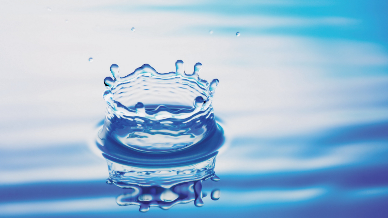 Water Brochure, Water, Liquid, Blue, Drinking Water. Wallpaper in 1280x720 Resolution