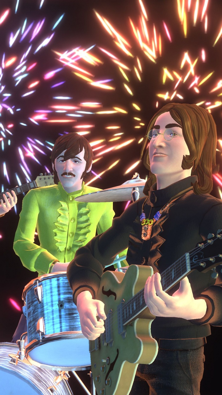 The Beatles Rock Band, Rock Band, The Beatles, Harmonix Music Systems, Event. Wallpaper in 720x1280 Resolution