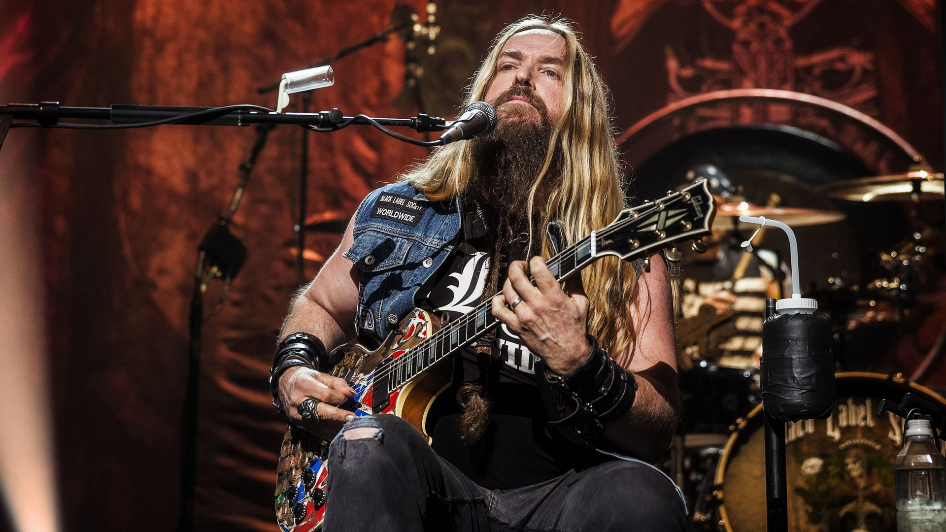 Zakk Wylde, Guitare, Black Label Society, Guitariste, Performance. Wallpaper in 1920x1080 Resolution