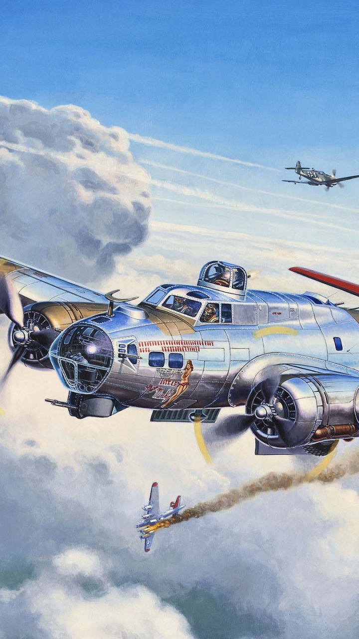 White and Red Jet Plane in Mid Air During Daytime. Wallpaper in 720x1280 Resolution