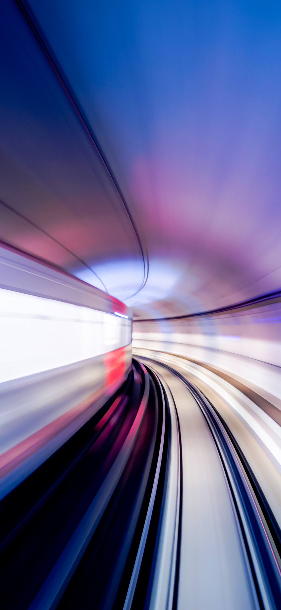 Illustration de la Lumière Bleue et Blanche. Wallpaper in 1125x2436 Resolution