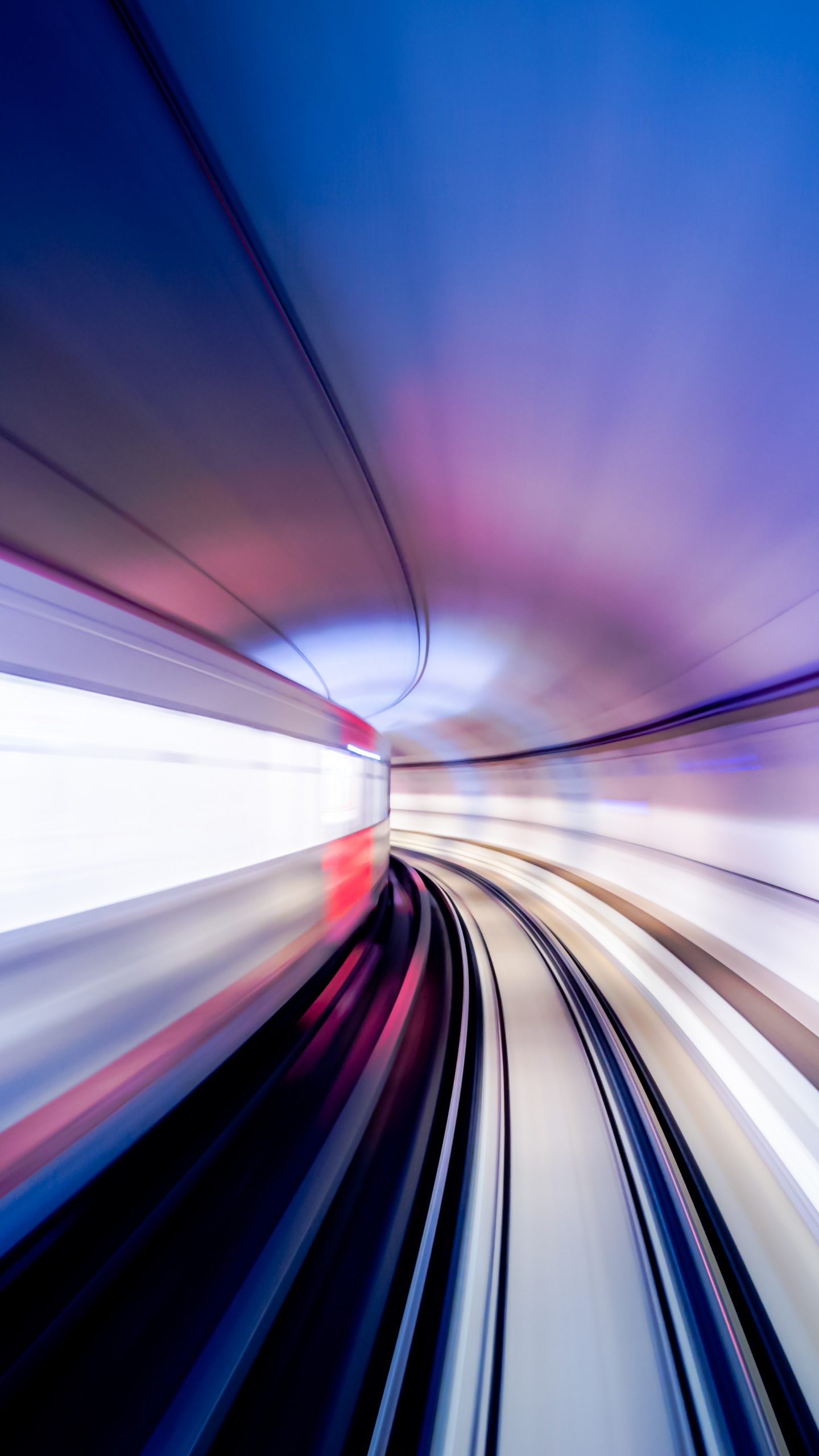 Blue and White Light Illustration. Wallpaper in 1440x2560 Resolution