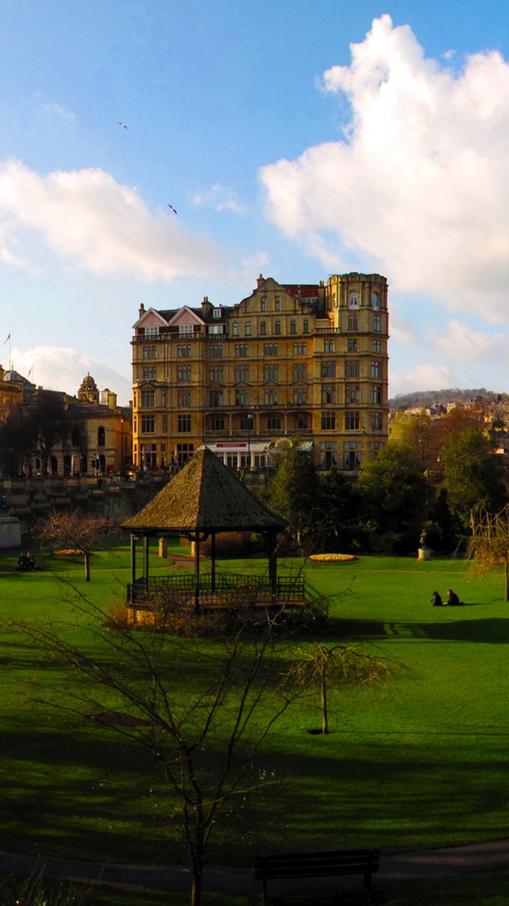 性质, 草, 庄家, 校园, 城堡 壁纸 720x1280 允许