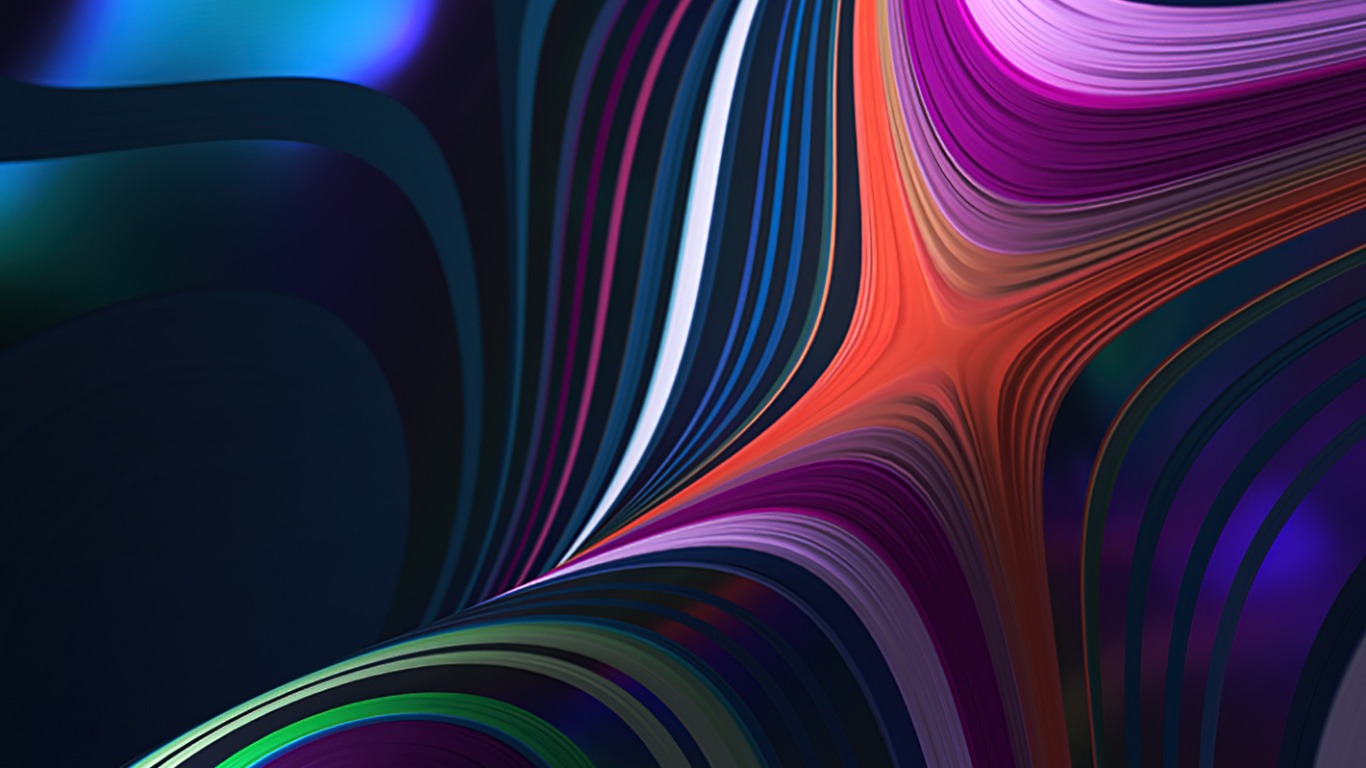 分形技术, 对称, 艺术, 色彩, 紫色的 壁纸 1366x768 允许