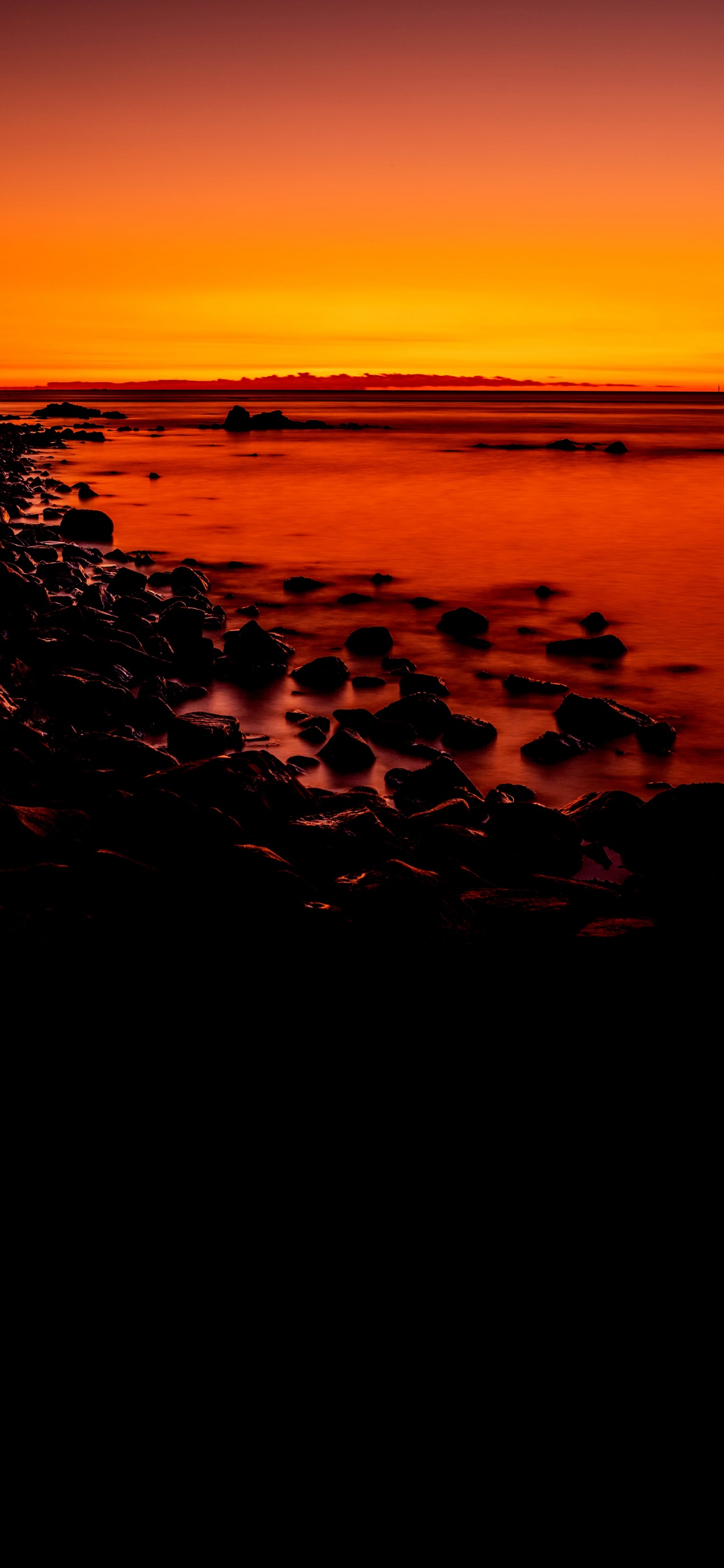 Eau, Les Ressources en Eau, Orange, Paysage Naturel, Afterglow. Wallpaper in 1242x2688 Resolution