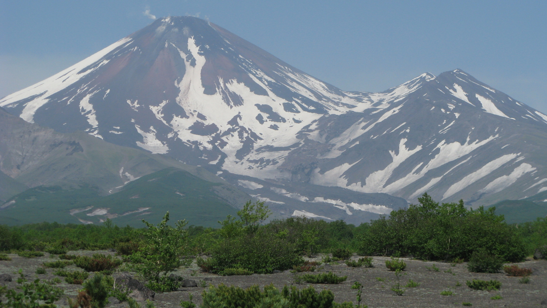高地, 成层, 安装的风景, 山脉, 屏蔽火山 壁纸 1920x1080 允许