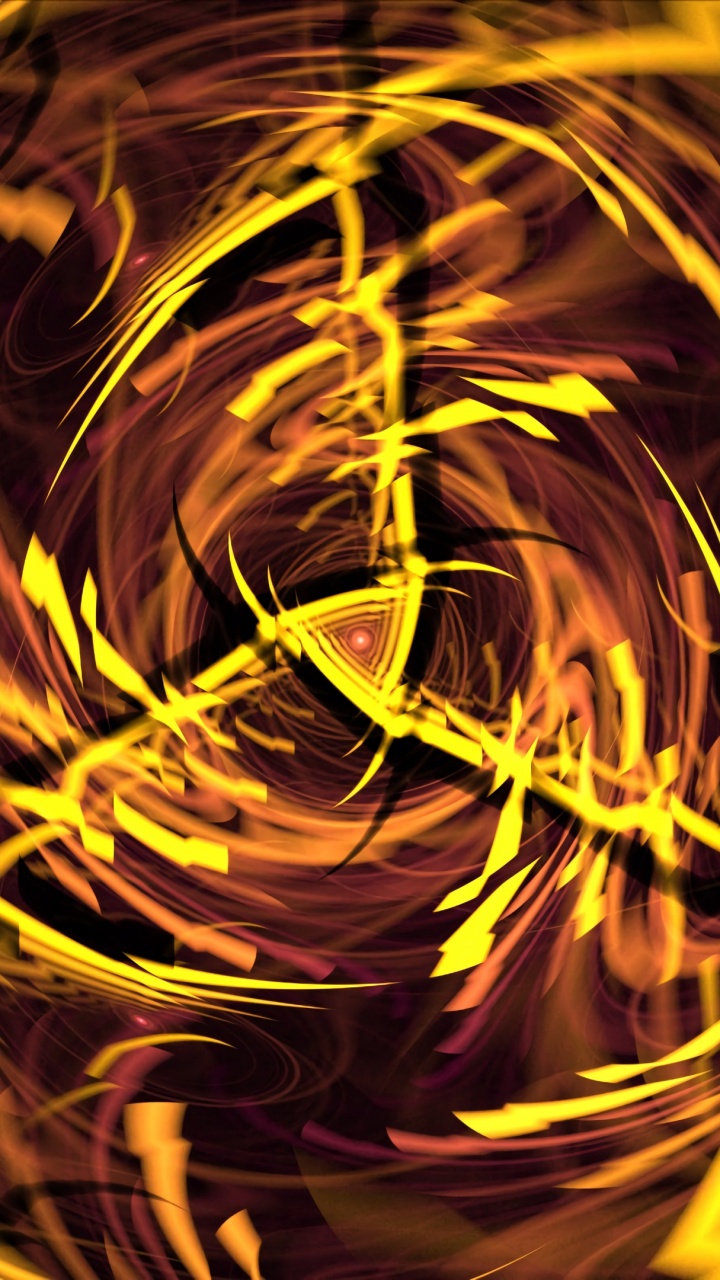 Pintura Abstracta Marrón y Negra. Wallpaper in 720x1280 Resolution