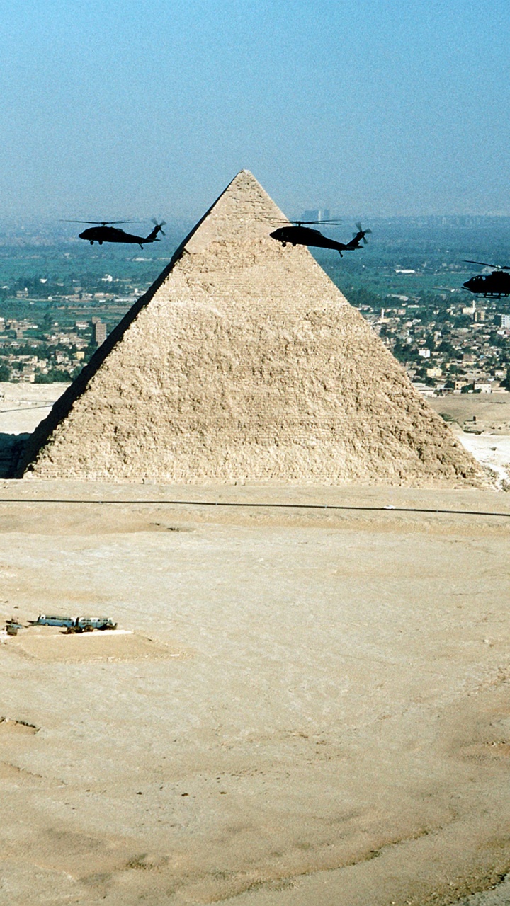 金字塔, 纪念碑, 沙, 大海, 度假 壁纸 720x1280 允许