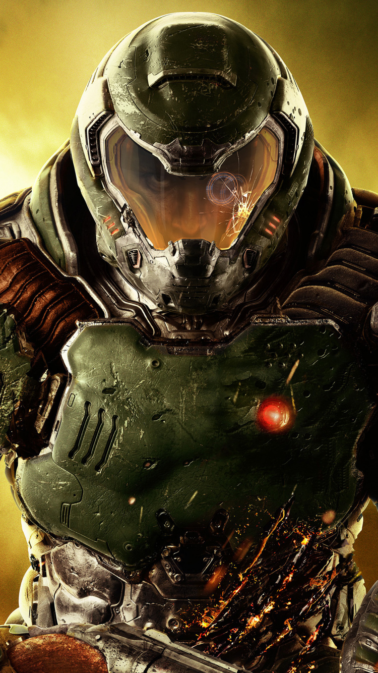 Doom, Doom Eternal, Playstation 4, pc Game, Games. Wallpaper in 750x1334 Resolution