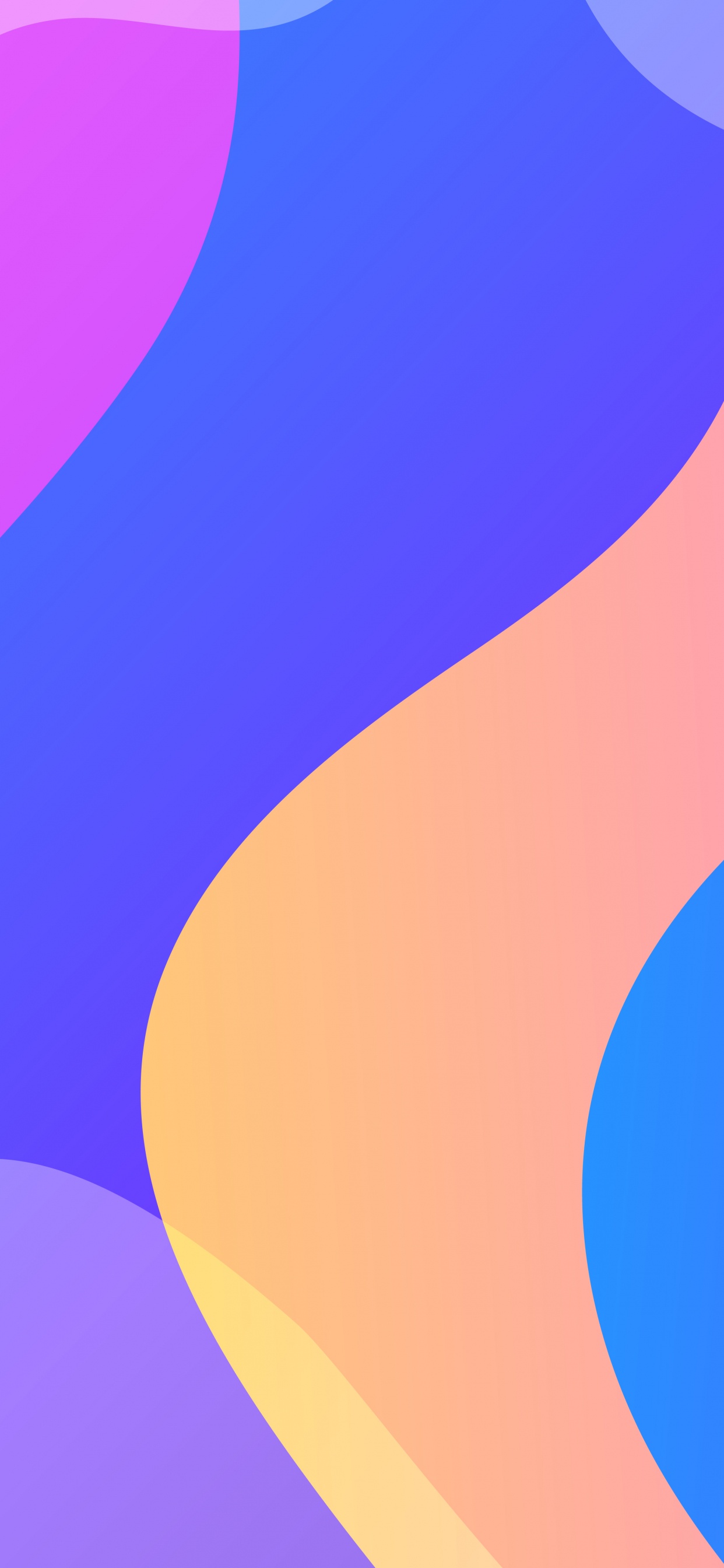 Graphic Design, Design, Graphics, Blue, Orange. Wallpaper in 1242x2688 Resolution