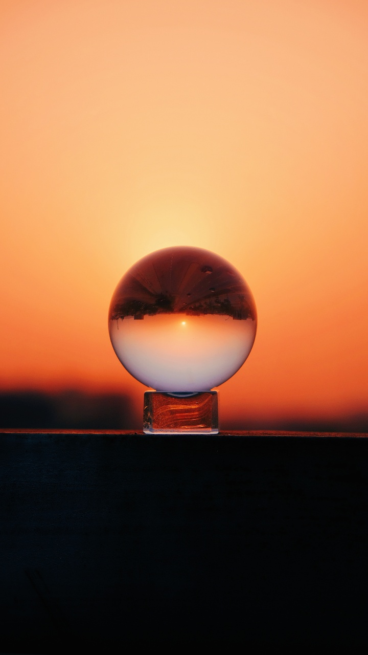 Orange, Horizont, Sonnenuntergang, Sonnenaufgang, Ruhe. Wallpaper in 720x1280 Resolution